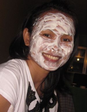 Thaise gezichtsmassage