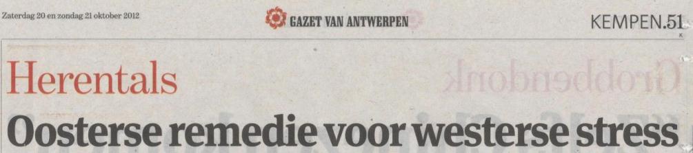 Lees het volledige artikel in Gazet Van Antwerpens